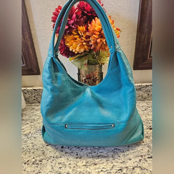 Michael Kors Blue Leather Women's Bag - Picture 6 of 9